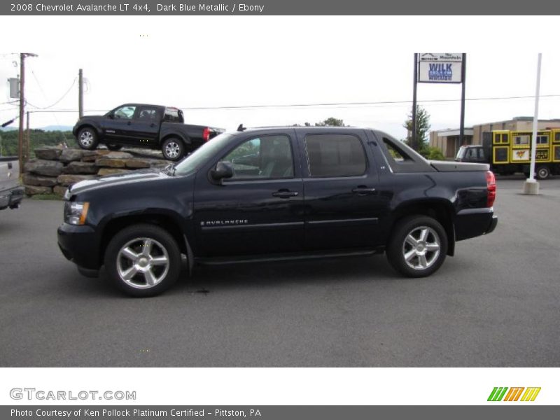 Dark Blue Metallic / Ebony 2008 Chevrolet Avalanche LT 4x4