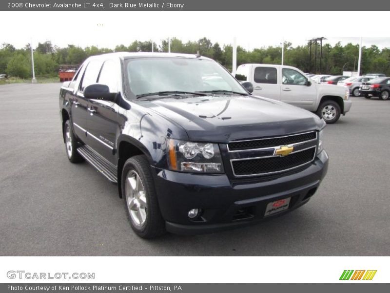 Dark Blue Metallic / Ebony 2008 Chevrolet Avalanche LT 4x4