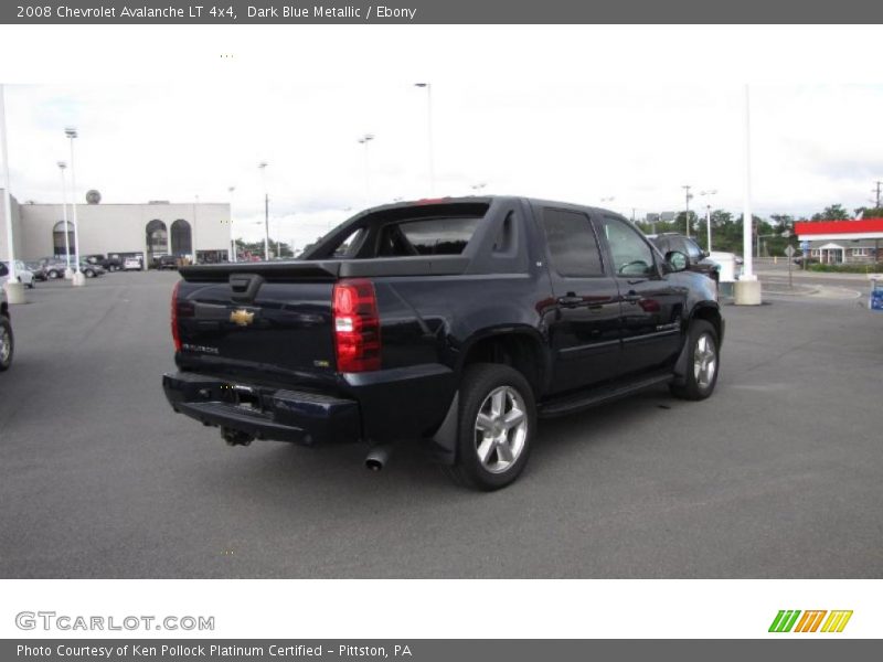 Dark Blue Metallic / Ebony 2008 Chevrolet Avalanche LT 4x4