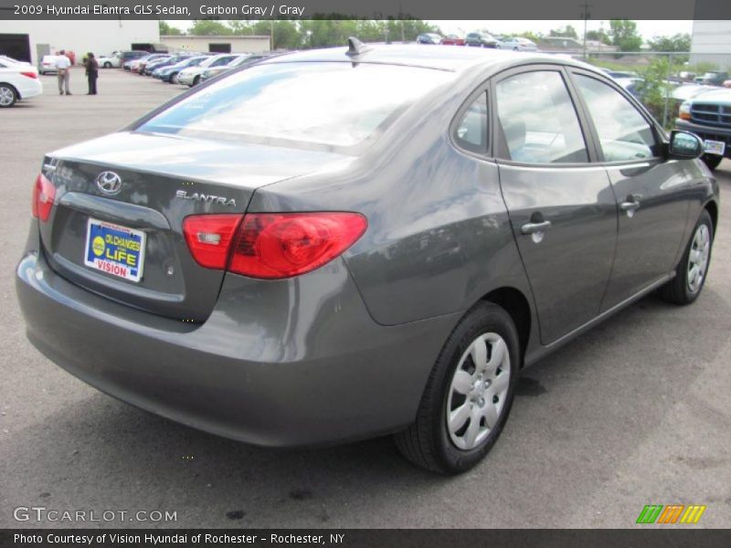 Carbon Gray / Gray 2009 Hyundai Elantra GLS Sedan
