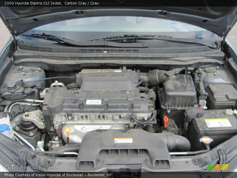 Carbon Gray / Gray 2009 Hyundai Elantra GLS Sedan