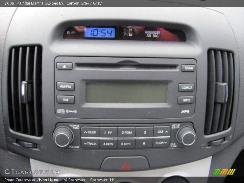 Carbon Gray / Gray 2009 Hyundai Elantra GLS Sedan