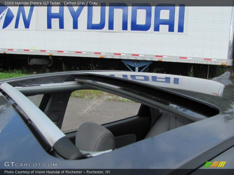 Carbon Gray / Gray 2009 Hyundai Elantra GLS Sedan