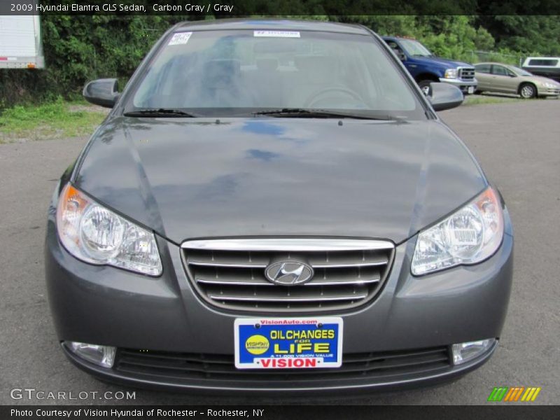 Carbon Gray / Gray 2009 Hyundai Elantra GLS Sedan