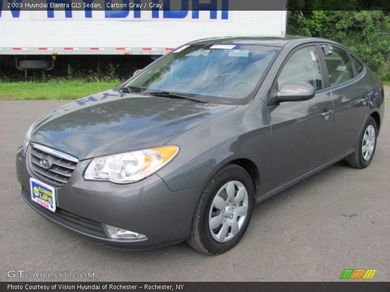Carbon Gray / Gray 2009 Hyundai Elantra GLS Sedan