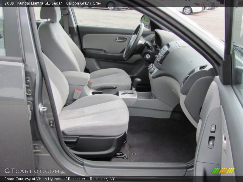 Carbon Gray / Gray 2009 Hyundai Elantra GLS Sedan