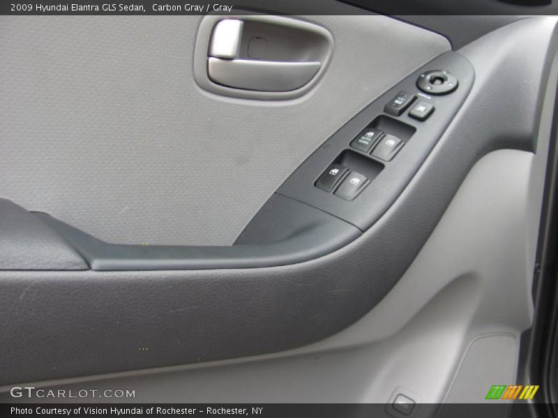 Carbon Gray / Gray 2009 Hyundai Elantra GLS Sedan
