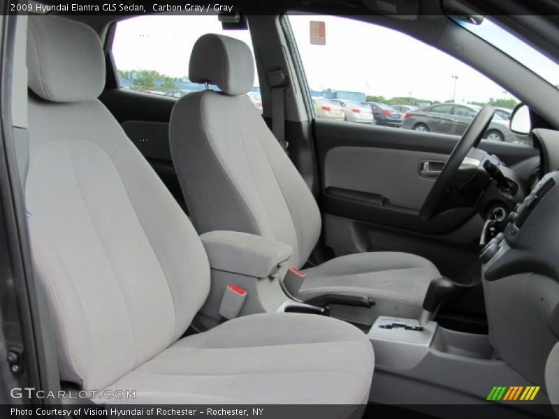 Carbon Gray / Gray 2009 Hyundai Elantra GLS Sedan