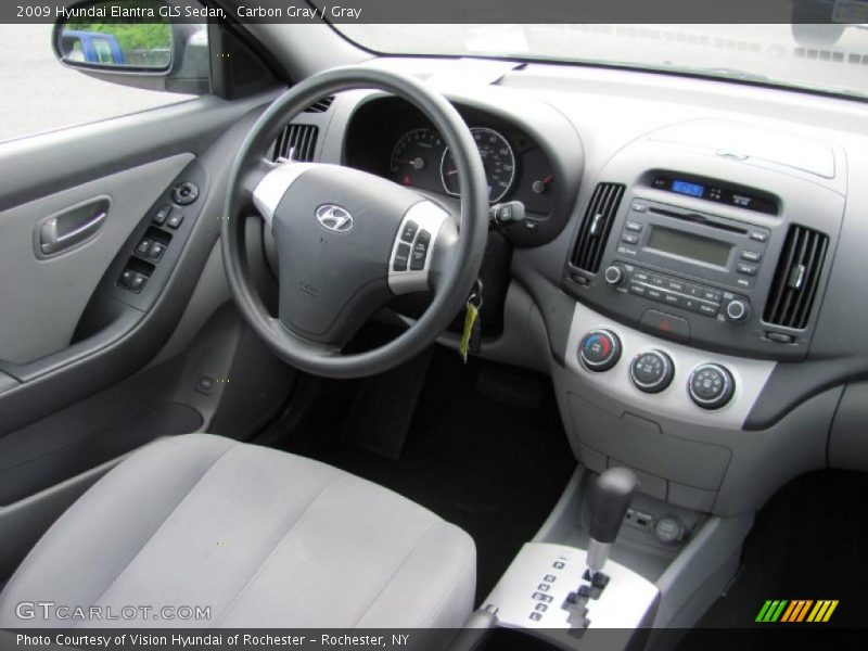 Carbon Gray / Gray 2009 Hyundai Elantra GLS Sedan