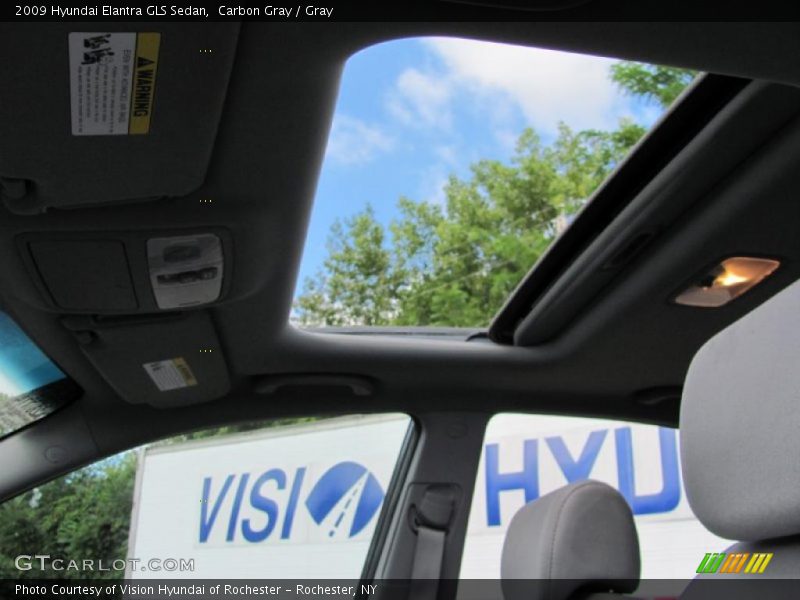 Carbon Gray / Gray 2009 Hyundai Elantra GLS Sedan