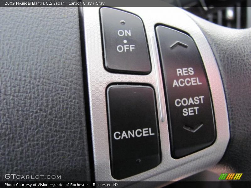 Carbon Gray / Gray 2009 Hyundai Elantra GLS Sedan