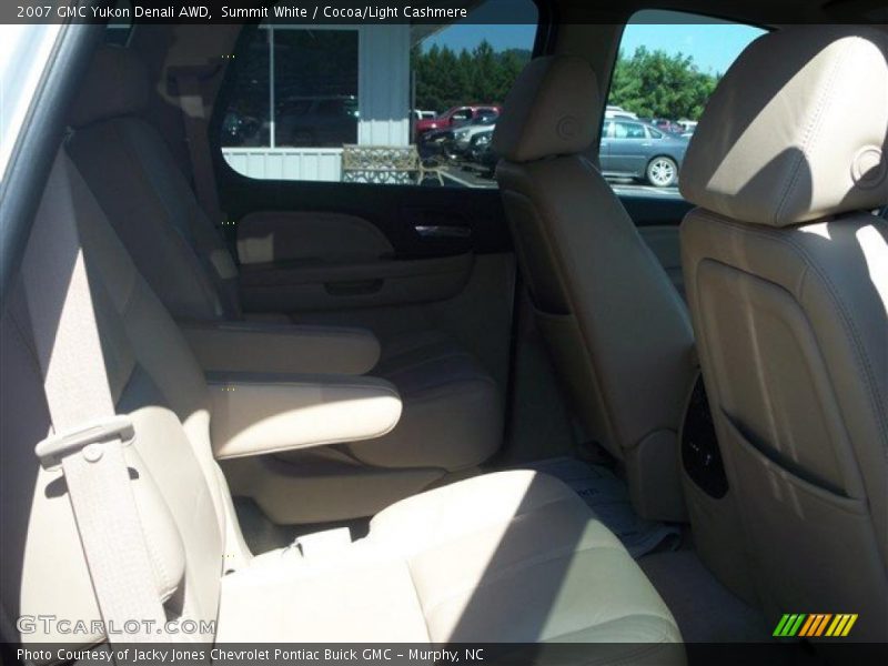 Summit White / Cocoa/Light Cashmere 2007 GMC Yukon Denali AWD