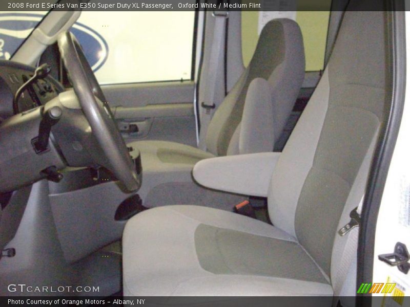 Oxford White / Medium Flint 2008 Ford E Series Van E350 Super Duty XL Passenger