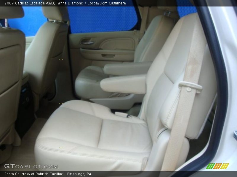 White Diamond / Cocoa/Light Cashmere 2007 Cadillac Escalade AWD