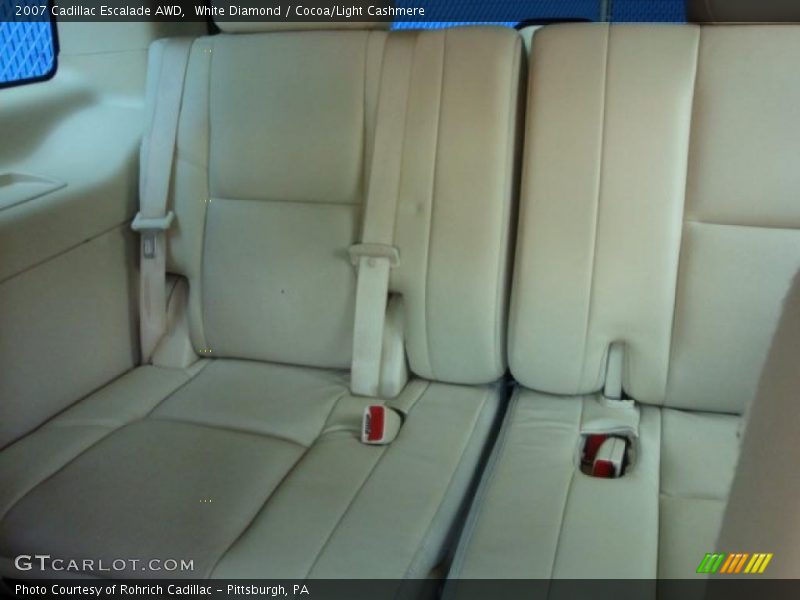 White Diamond / Cocoa/Light Cashmere 2007 Cadillac Escalade AWD