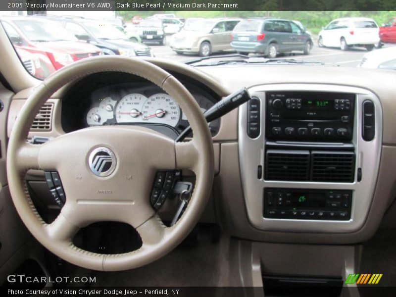 Dark Blue Pearl / Medium Dark Parchment 2005 Mercury Mountaineer V6 AWD