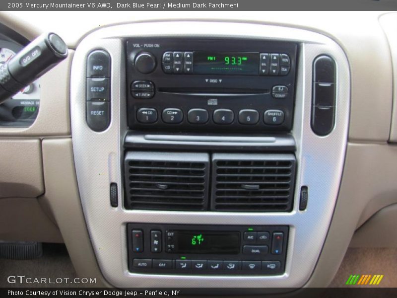 Dark Blue Pearl / Medium Dark Parchment 2005 Mercury Mountaineer V6 AWD