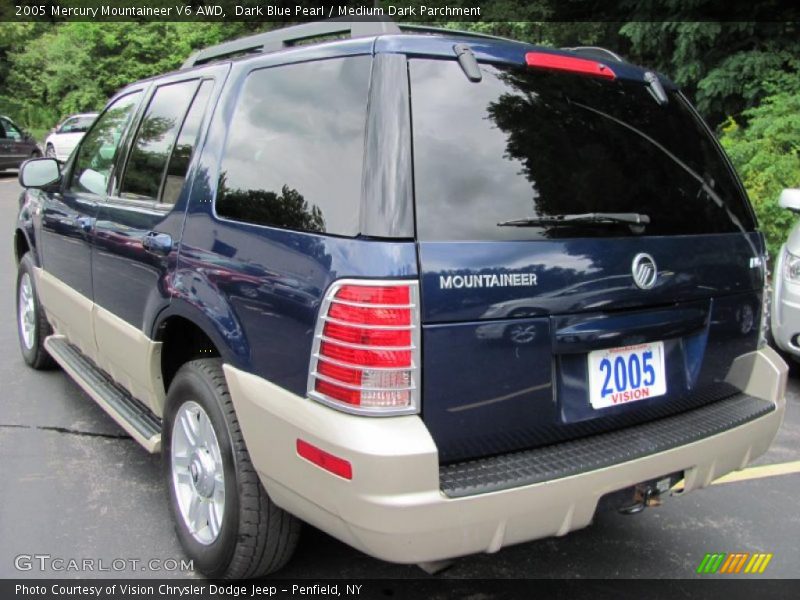 Dark Blue Pearl / Medium Dark Parchment 2005 Mercury Mountaineer V6 AWD