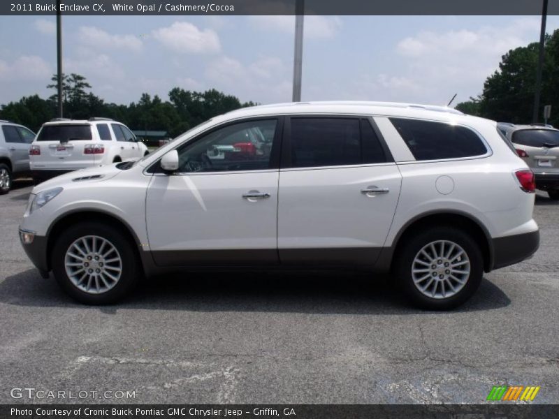 White Opal / Cashmere/Cocoa 2011 Buick Enclave CX