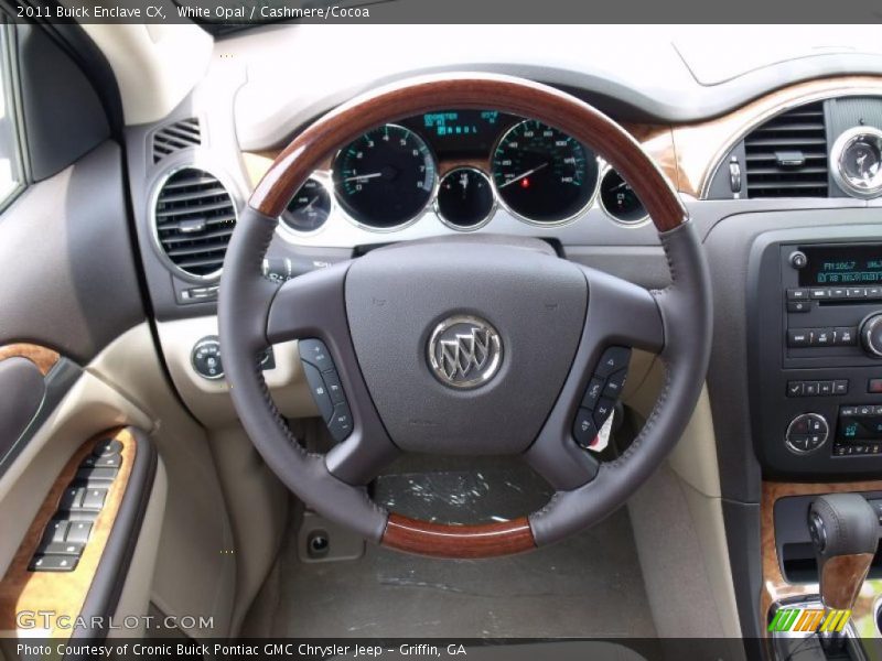 White Opal / Cashmere/Cocoa 2011 Buick Enclave CX