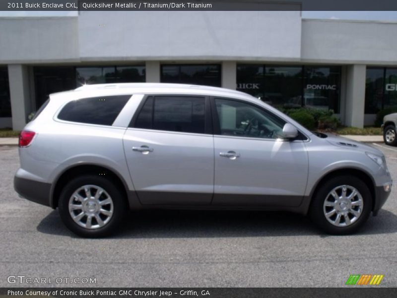 Quicksilver Metallic / Titanium/Dark Titanium 2011 Buick Enclave CXL