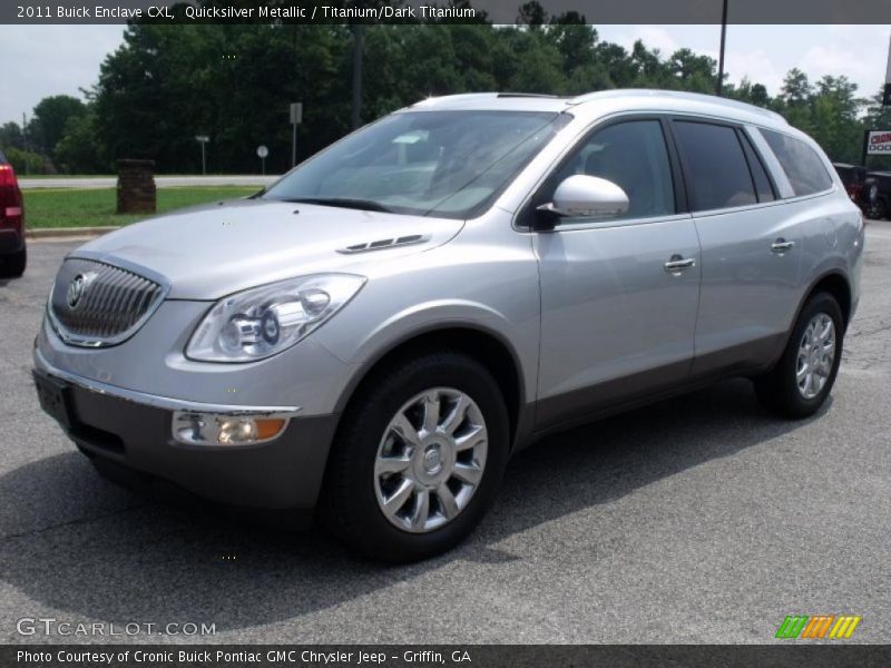 Quicksilver Metallic / Titanium/Dark Titanium 2011 Buick Enclave CXL