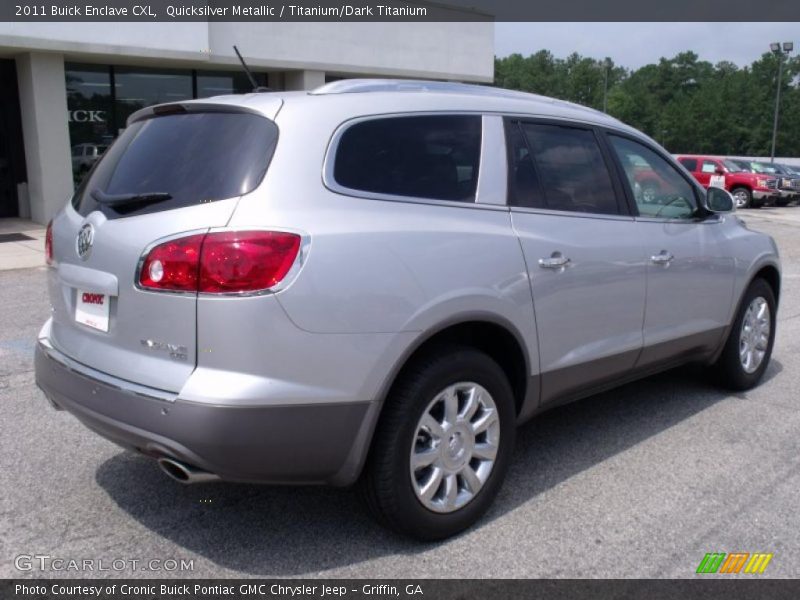 Quicksilver Metallic / Titanium/Dark Titanium 2011 Buick Enclave CXL