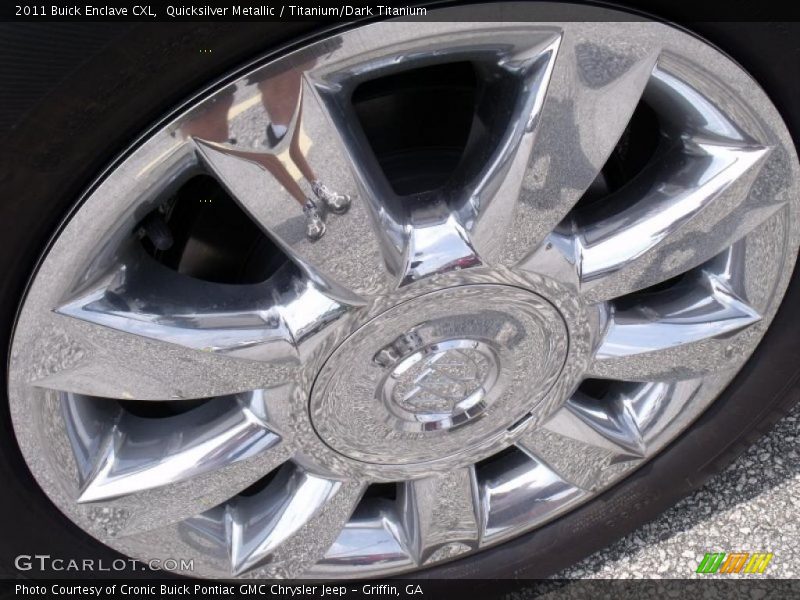 Quicksilver Metallic / Titanium/Dark Titanium 2011 Buick Enclave CXL