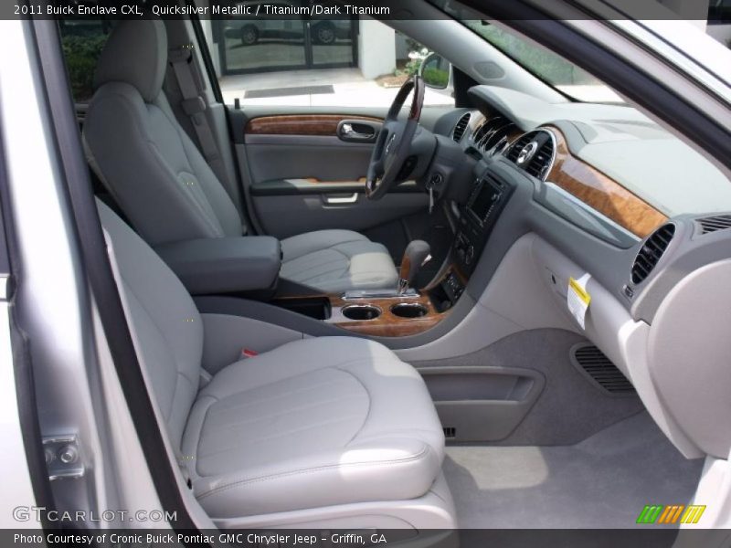 Quicksilver Metallic / Titanium/Dark Titanium 2011 Buick Enclave CXL