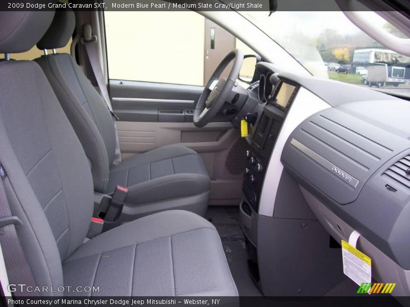 Modern Blue Pearl / Medium Slate Gray/Light Shale 2009 Dodge Grand Caravan SXT