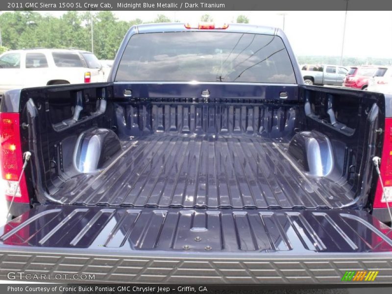 Midnight Blue Metallic / Dark Titanium 2011 GMC Sierra 1500 SL Crew Cab