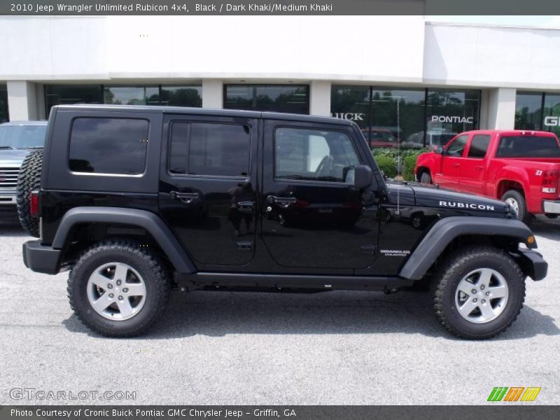 Black / Dark Khaki/Medium Khaki 2010 Jeep Wrangler Unlimited Rubicon 4x4