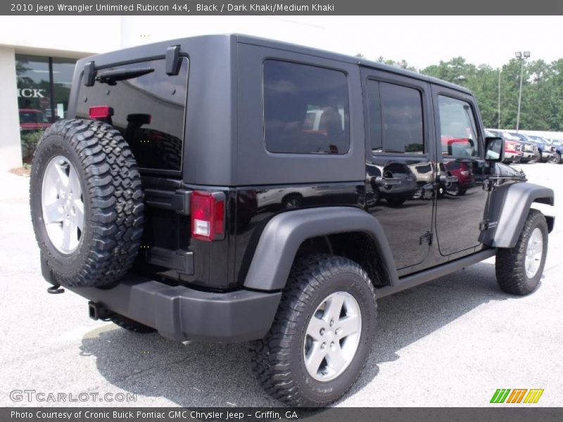 Black / Dark Khaki/Medium Khaki 2010 Jeep Wrangler Unlimited Rubicon 4x4