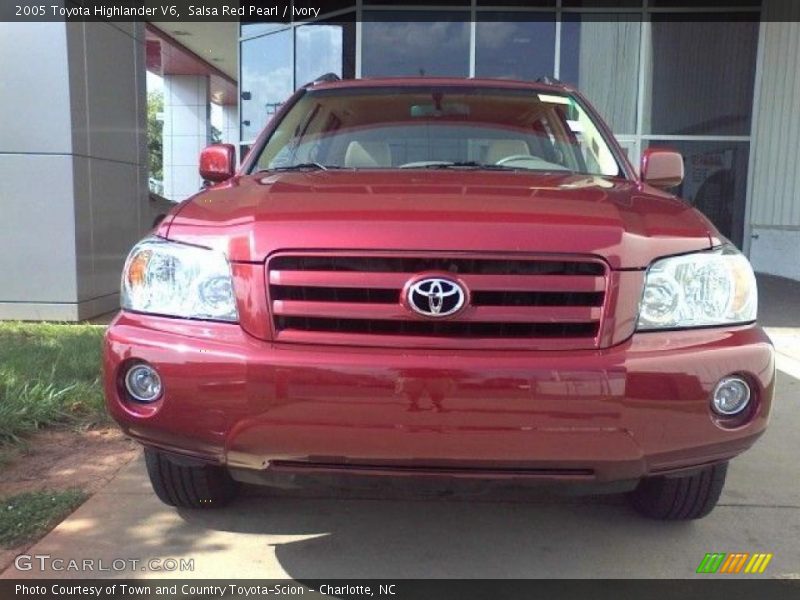 Salsa Red Pearl / Ivory 2005 Toyota Highlander V6