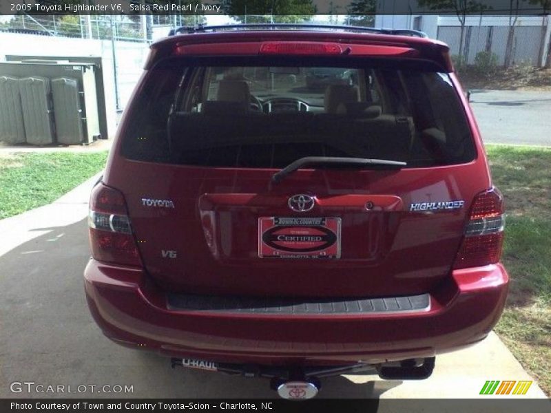Salsa Red Pearl / Ivory 2005 Toyota Highlander V6