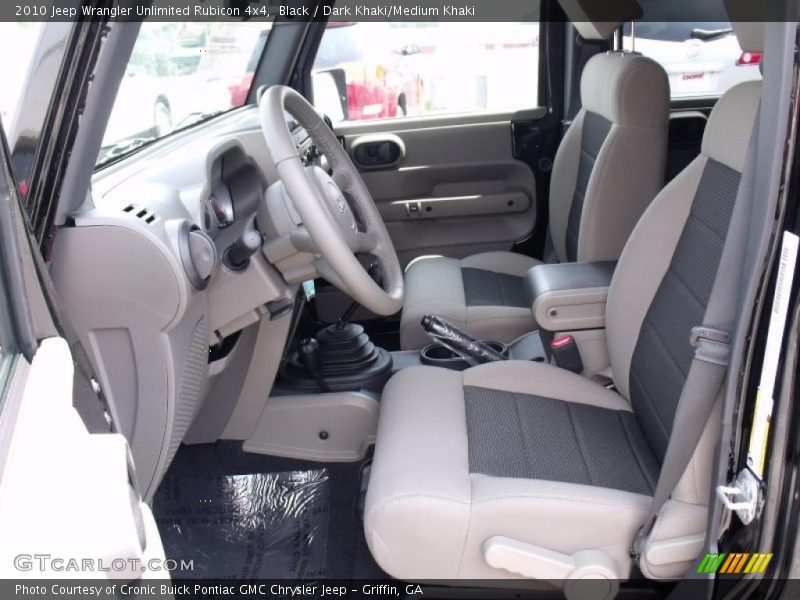 Black / Dark Khaki/Medium Khaki 2010 Jeep Wrangler Unlimited Rubicon 4x4