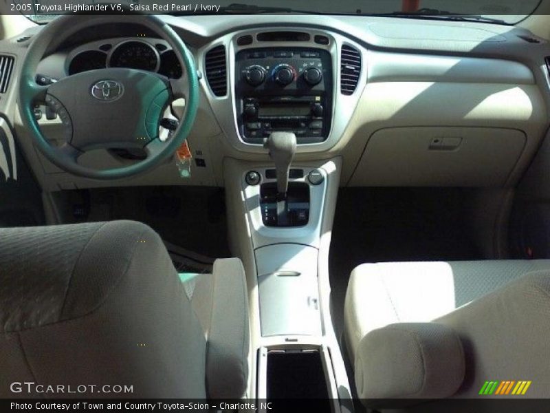 Salsa Red Pearl / Ivory 2005 Toyota Highlander V6