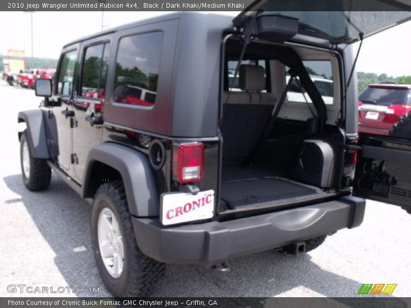 Black / Dark Khaki/Medium Khaki 2010 Jeep Wrangler Unlimited Rubicon 4x4