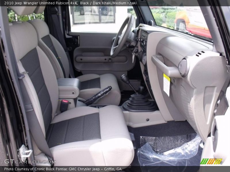 Black / Dark Khaki/Medium Khaki 2010 Jeep Wrangler Unlimited Rubicon 4x4