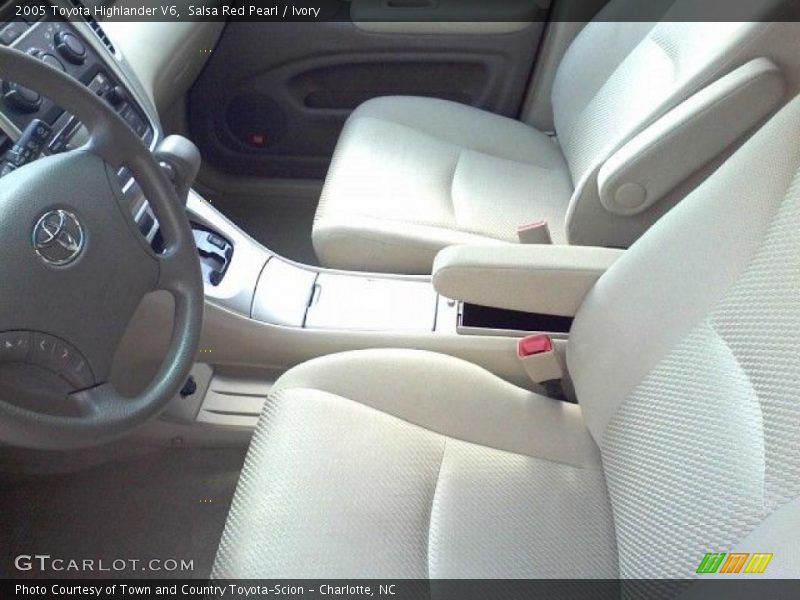 Salsa Red Pearl / Ivory 2005 Toyota Highlander V6