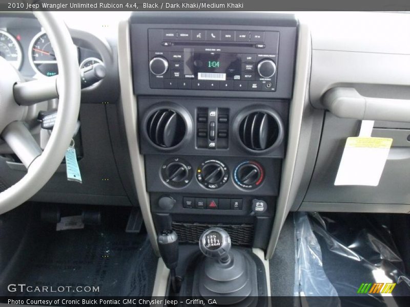 Black / Dark Khaki/Medium Khaki 2010 Jeep Wrangler Unlimited Rubicon 4x4