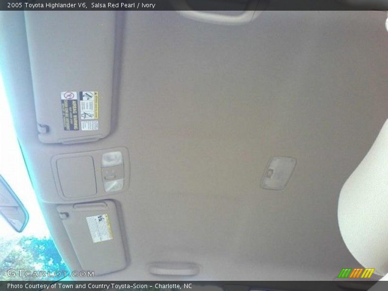 Salsa Red Pearl / Ivory 2005 Toyota Highlander V6