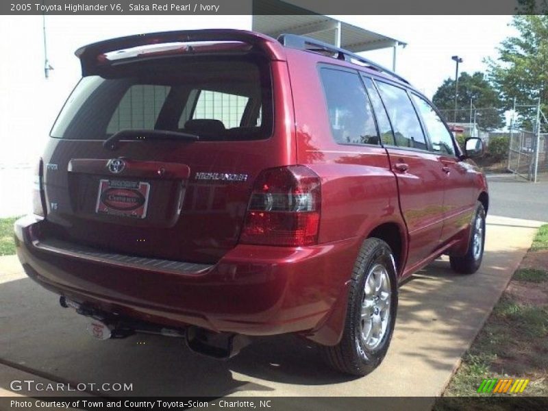 Salsa Red Pearl / Ivory 2005 Toyota Highlander V6