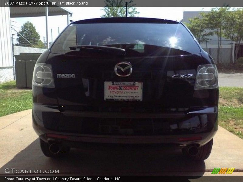 Brilliant Black / Sand 2007 Mazda CX-7 Sport