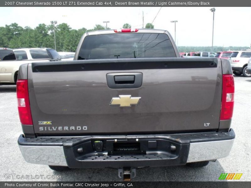 Desert Brown Metallic / Light Cashmere/Ebony Black 2007 Chevrolet Silverado 1500 LT Z71 Extended Cab 4x4