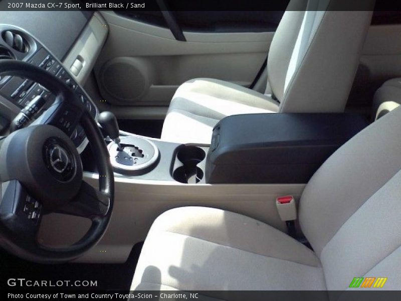 Brilliant Black / Sand 2007 Mazda CX-7 Sport
