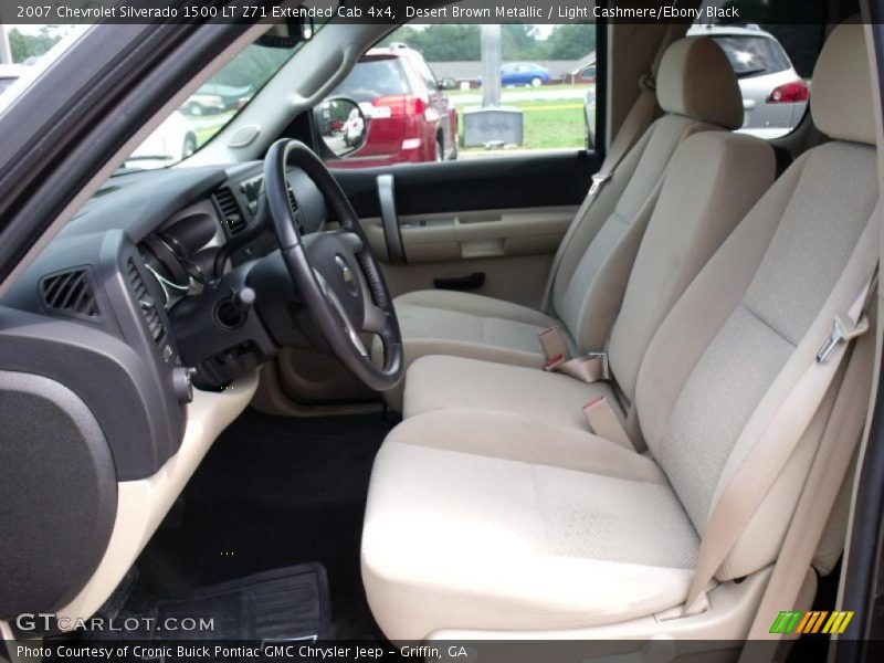 Desert Brown Metallic / Light Cashmere/Ebony Black 2007 Chevrolet Silverado 1500 LT Z71 Extended Cab 4x4