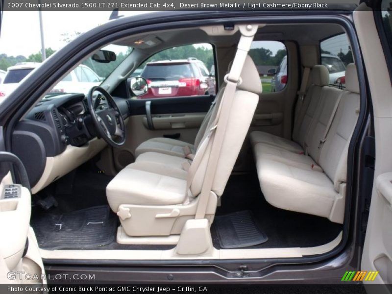 Desert Brown Metallic / Light Cashmere/Ebony Black 2007 Chevrolet Silverado 1500 LT Z71 Extended Cab 4x4