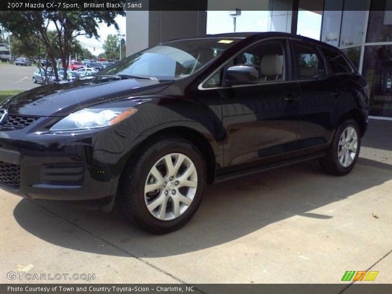 Brilliant Black / Sand 2007 Mazda CX-7 Sport