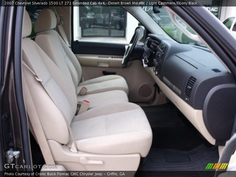 Desert Brown Metallic / Light Cashmere/Ebony Black 2007 Chevrolet Silverado 1500 LT Z71 Extended Cab 4x4